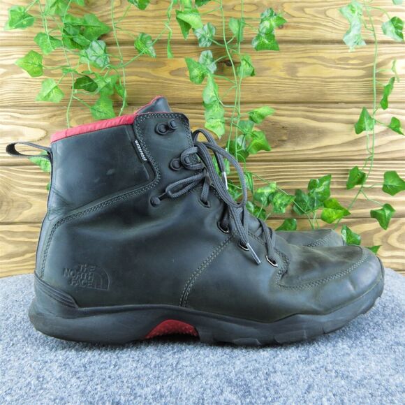 The North Face Men Snow Boot Black Leather Lace Up Size 13 Medium‎ - Picture 4 of 10